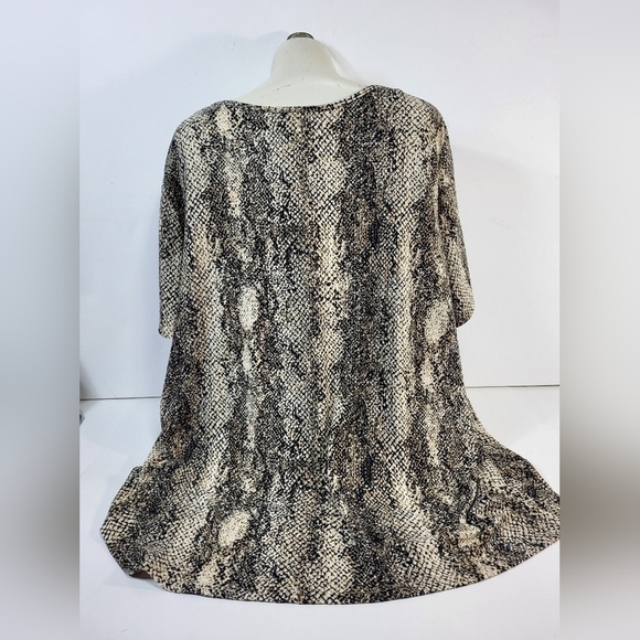 Love & Legend Snakeskin Knotted Blouse - Picture 4 of 8